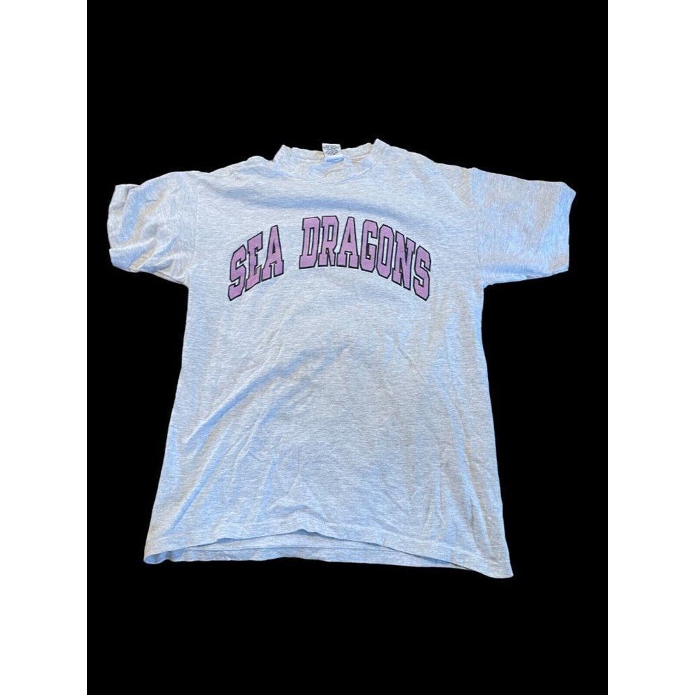 Vintage Single Stitch Sea Dragons Shirt Signal Mega-tee USA XL